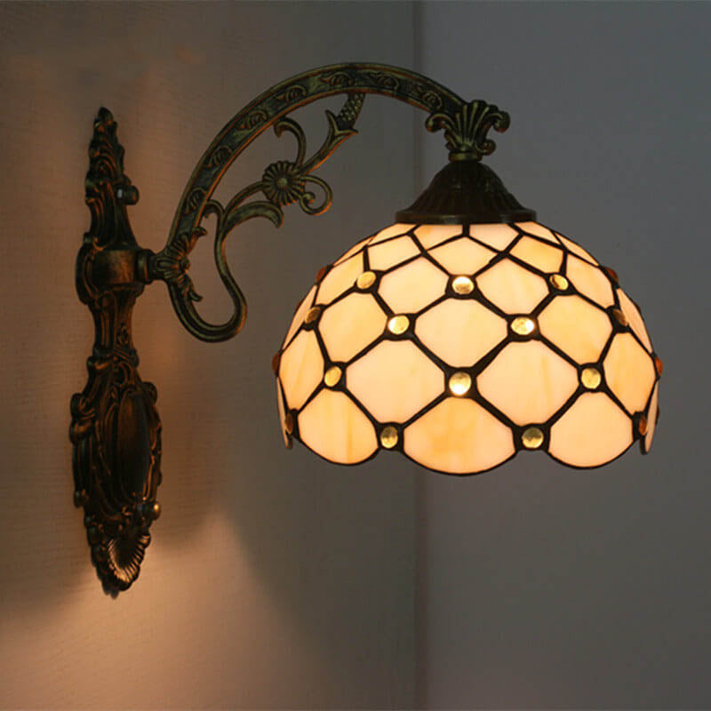 Palm Tree Rattan Floor Lamp
