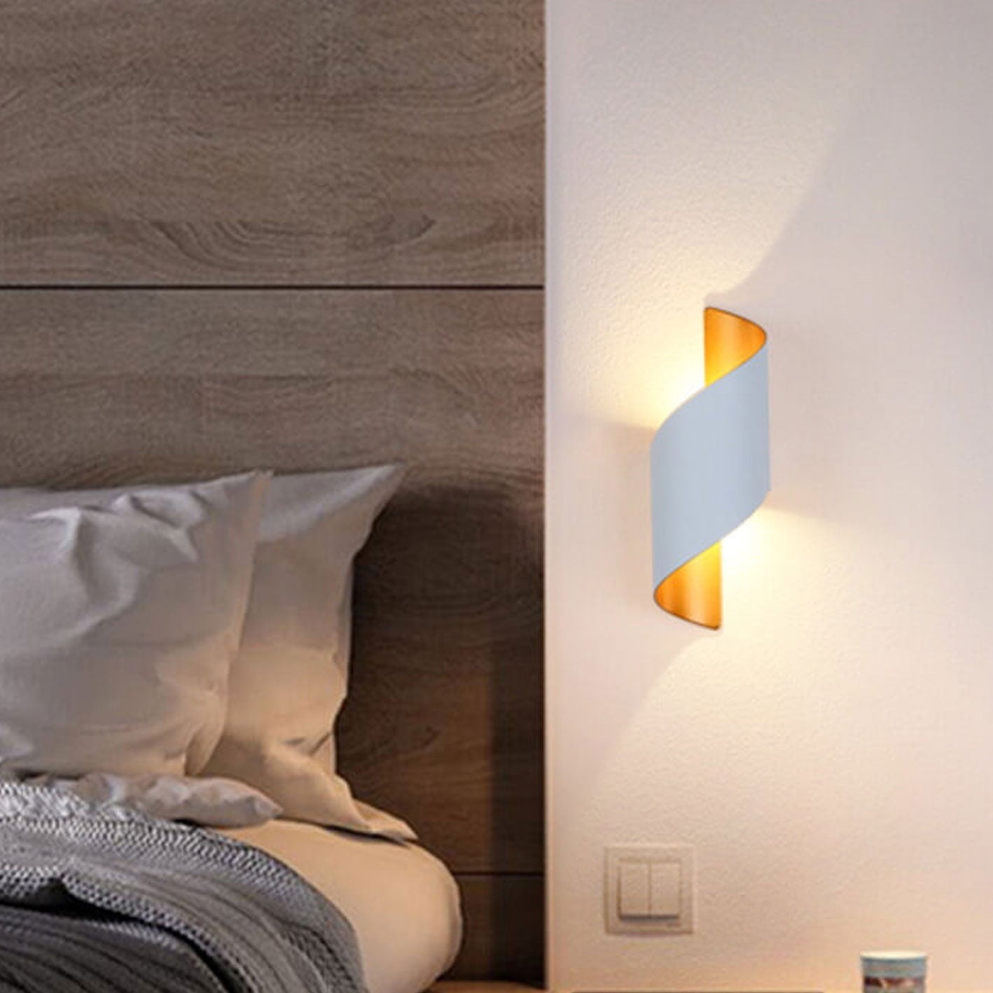 Outdoor Bending Column LED Waterproof Wall Sconce Lamp