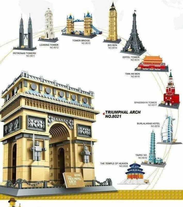 MOC Architecture Leaning Tower Of Pisa Bricks Toy
