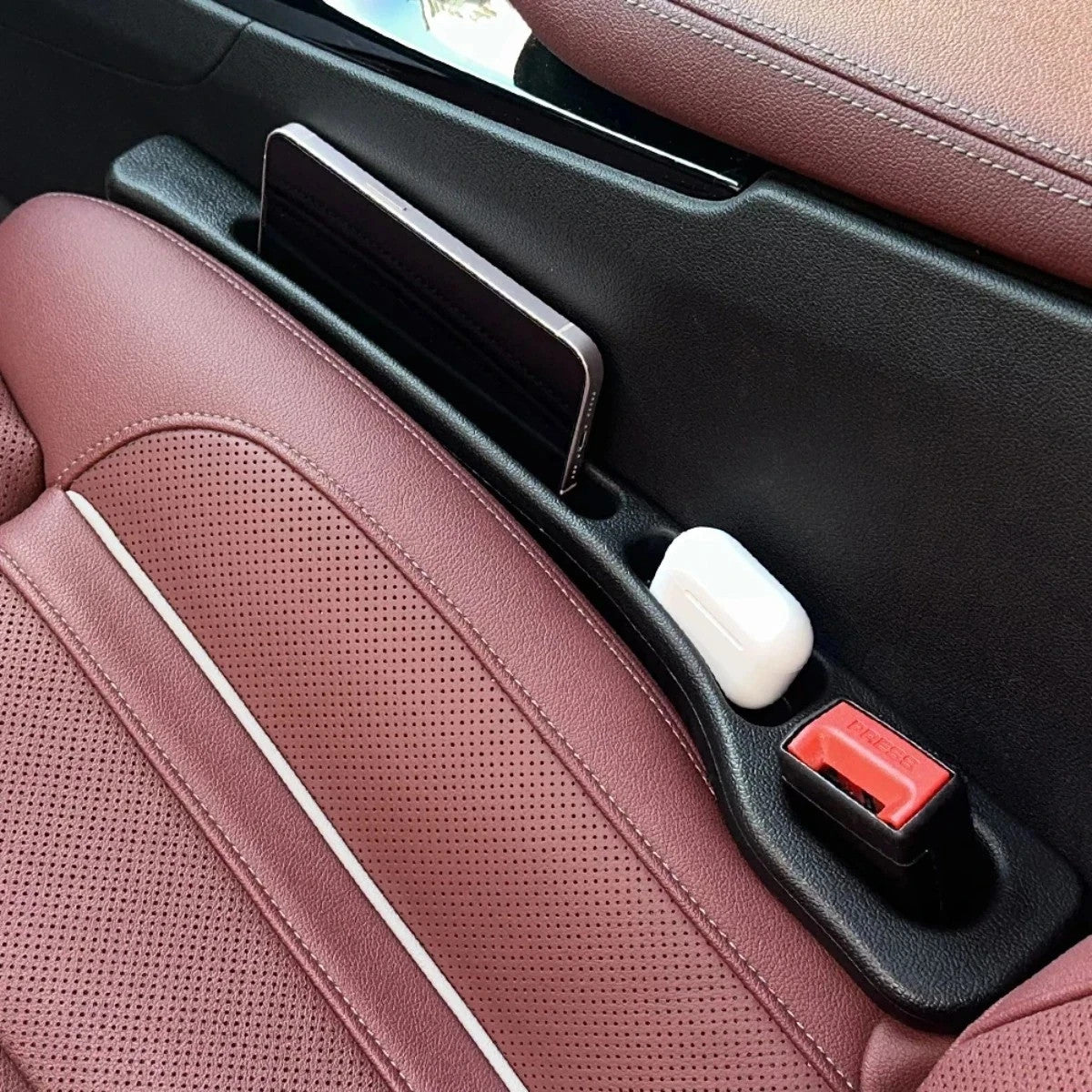 NEW 2PCS Car Seat Gap Filler Universal Truck Van Organizer No Leak Bendable Plug