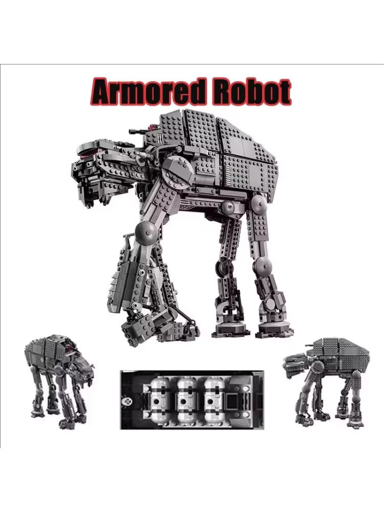 NEW 1406 PCS All Terrain Armored Walker Heavy Transport Building Block Set