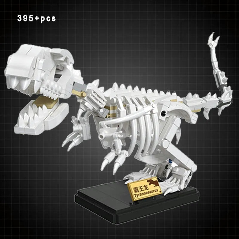 MOC Creative Idea Dinosaur World T Rex Fossil Bricks Toys