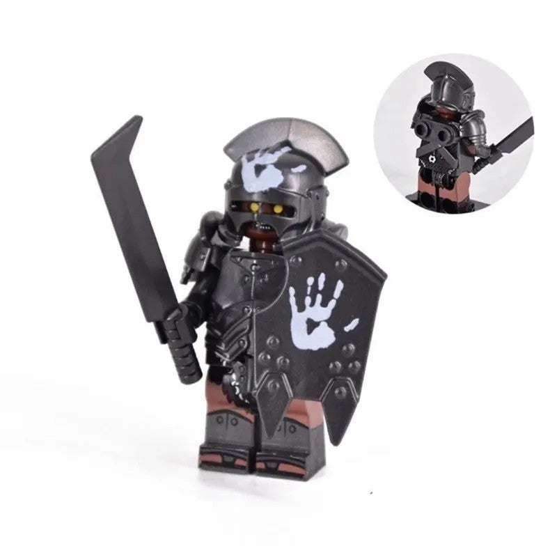21 NEW CUSTOM Lego Lord of the Rings Uruk-hai Minifigs Orc Army Wolves Chariot