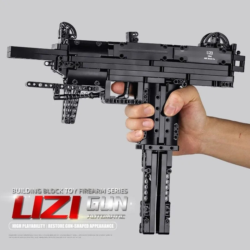 MOC 14006 Military UZI SMG Sub Machine Gun Bricks Toy
