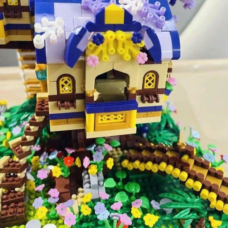 MOC Idea Experts MINI Bricks Elf Tree House Toys Kids