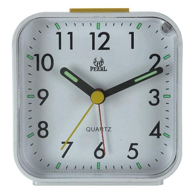 Analog Bedside Alarm Clock with Snooze