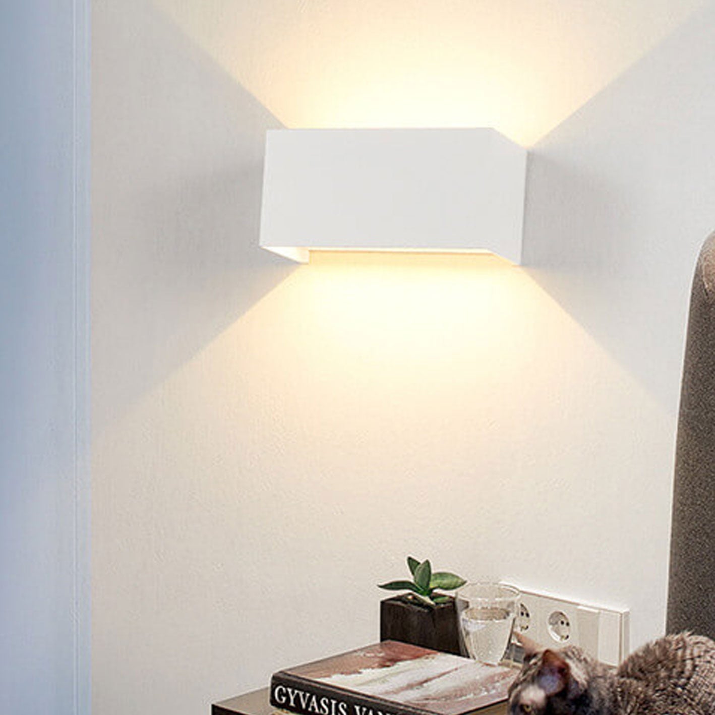 Outdoor Up and Down Illuminated Outdoor Wall Sconce Lamp
