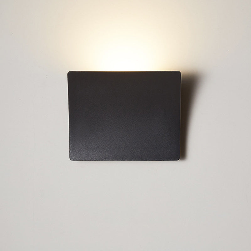 Minimalist Aluminum Acrylic Square LED Wall Sconce Lamp