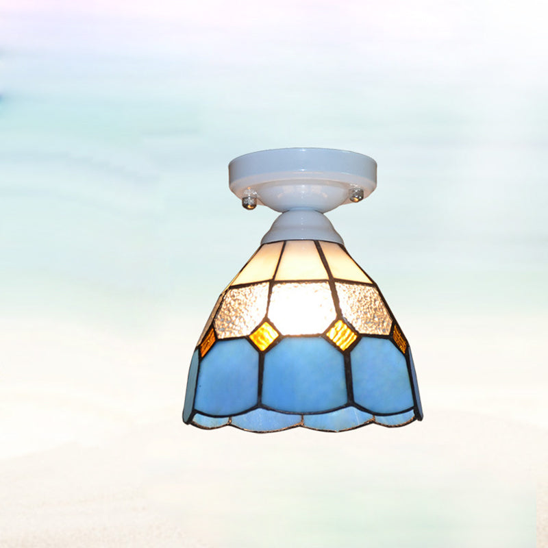 Traditional Glass Ceiling Light