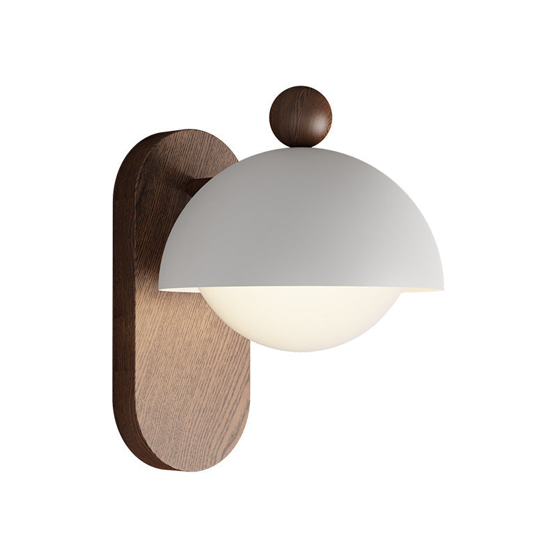 Round Acrylic Lampshade Iron 1 - Light Wall Sconce Lamp
