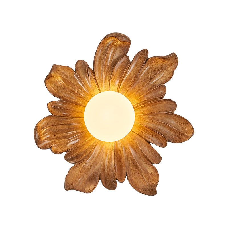 Japanese Orb Resin Roto-molding 1 - Light Wall Sconce Lamp