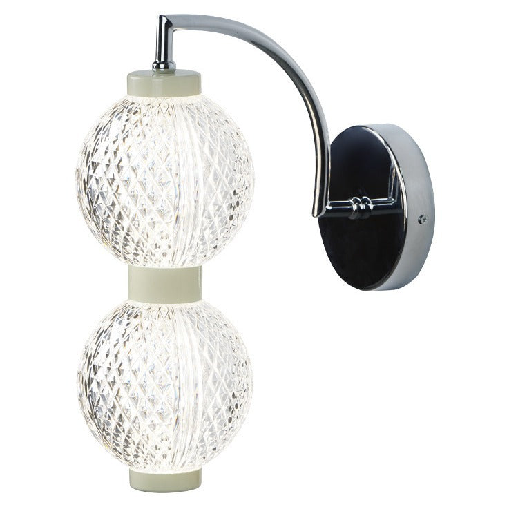 Nordic Round Orbs Acrylic Iron 1/2 - Light Wall Sconce Lamp