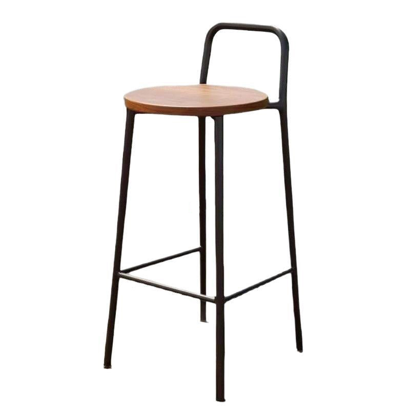 Contemporary Solid Wood Bar Stool