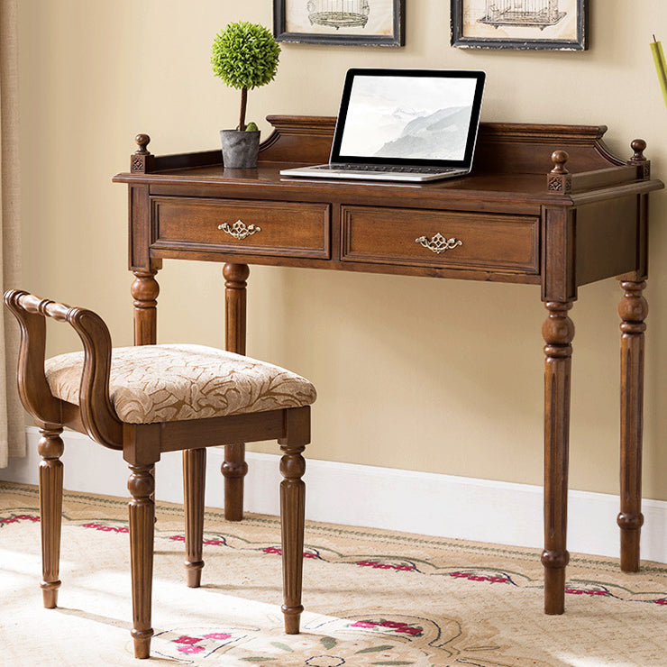 Traditional Fabric Vanity Stool