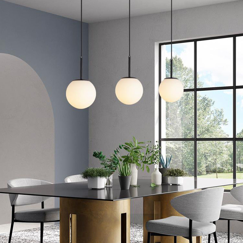 Modern Glass Ball Pendant Light