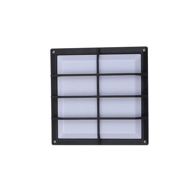 Aluminum & PC Square Waterproof LED Outdoor Wall Light