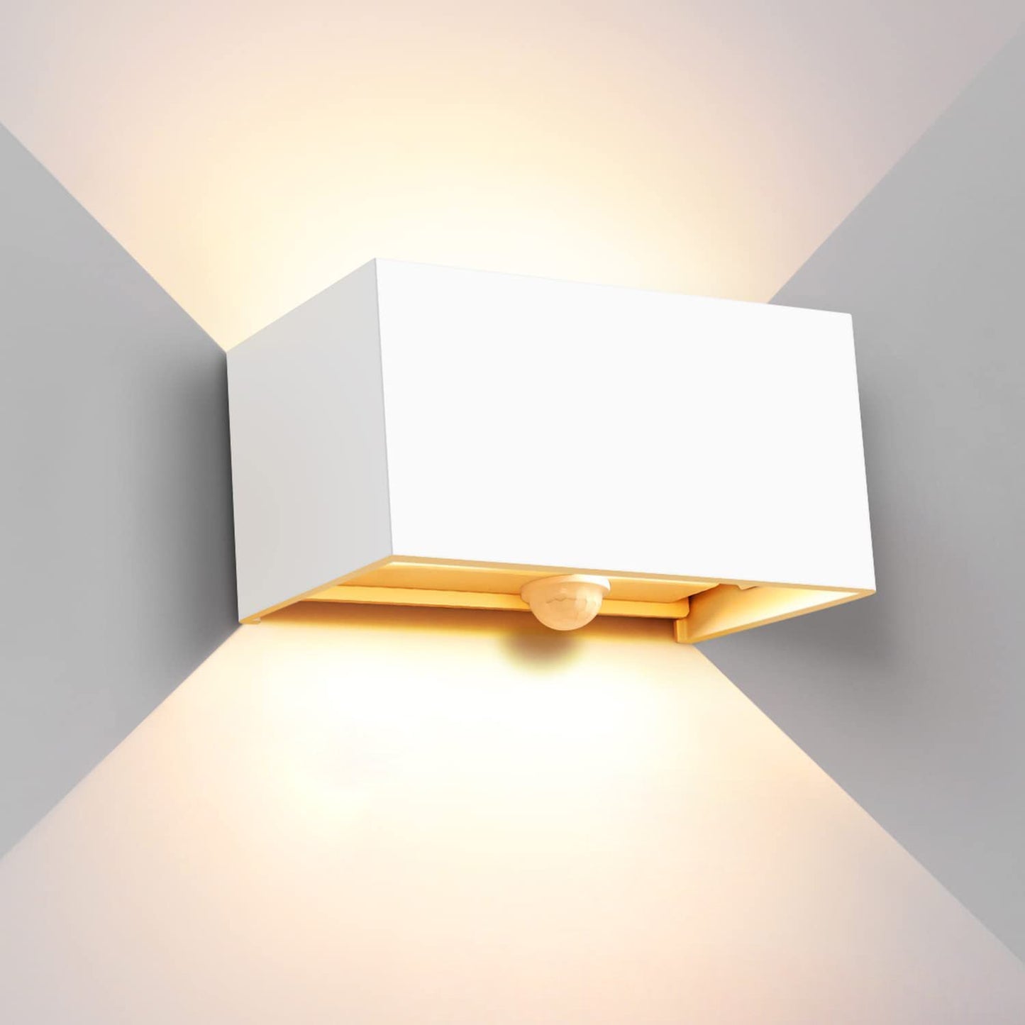 Modern Minimalist Aluminum Rectangular LED Wall Sconce Lamp