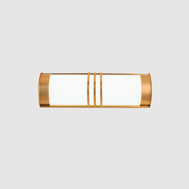 Acrylic & Iron Half-Round Long LED Wall Sconce Lamp