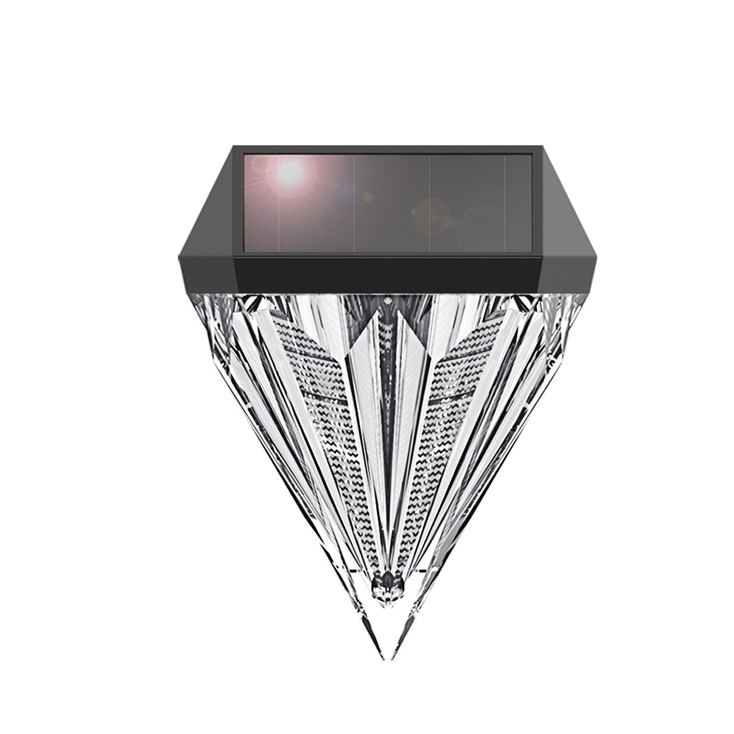 Simplicity ABS And PS Diamond LED Outdoor Wall Sconce Lamp