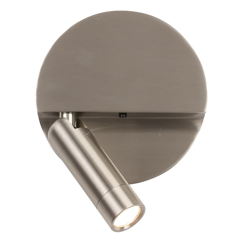 Round Cylindrical Aluminum Acrylic LED Wall Scone Lamp
