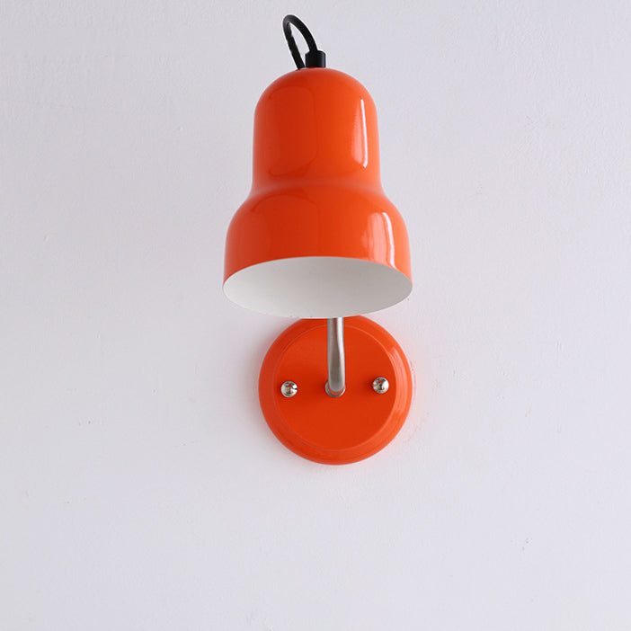 Adjustable Round Horn Shape Iron 1-Light Wall Sconce Lamp