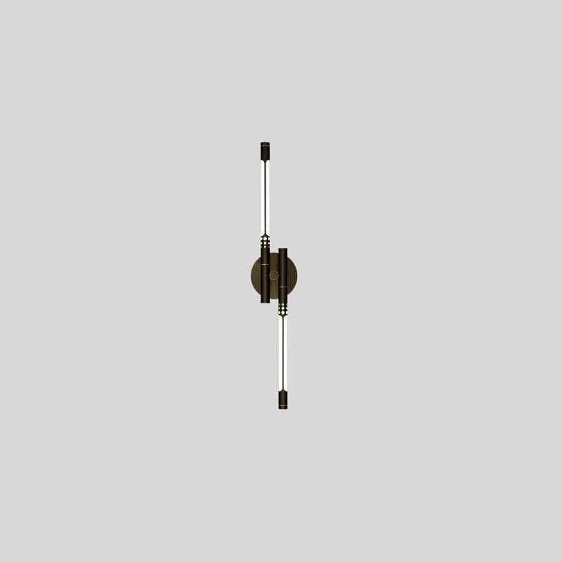Nordic Cylindrical Brass Silicone LED Wall Sconce Lamp