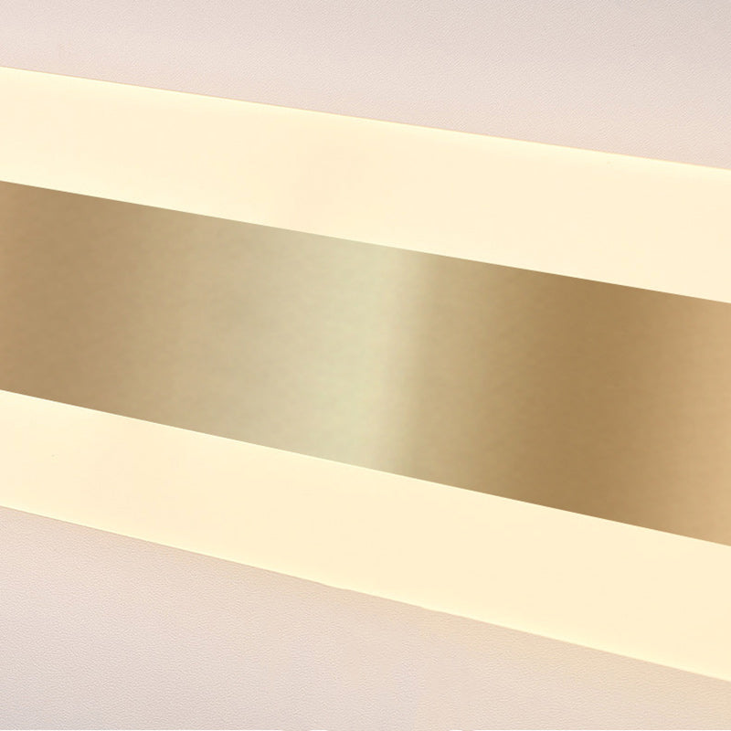 Nordic Rectangular Iron Acrylic LED Wall Sconce Lamp