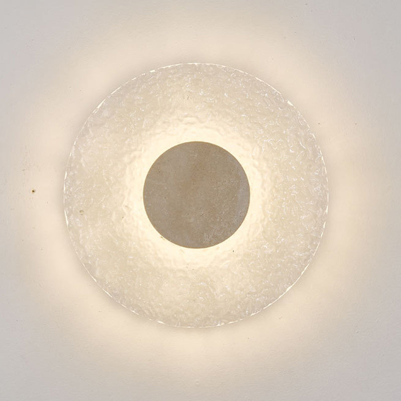 Nordic Round Stone Acrylic LED Wall Sconce Lamp
