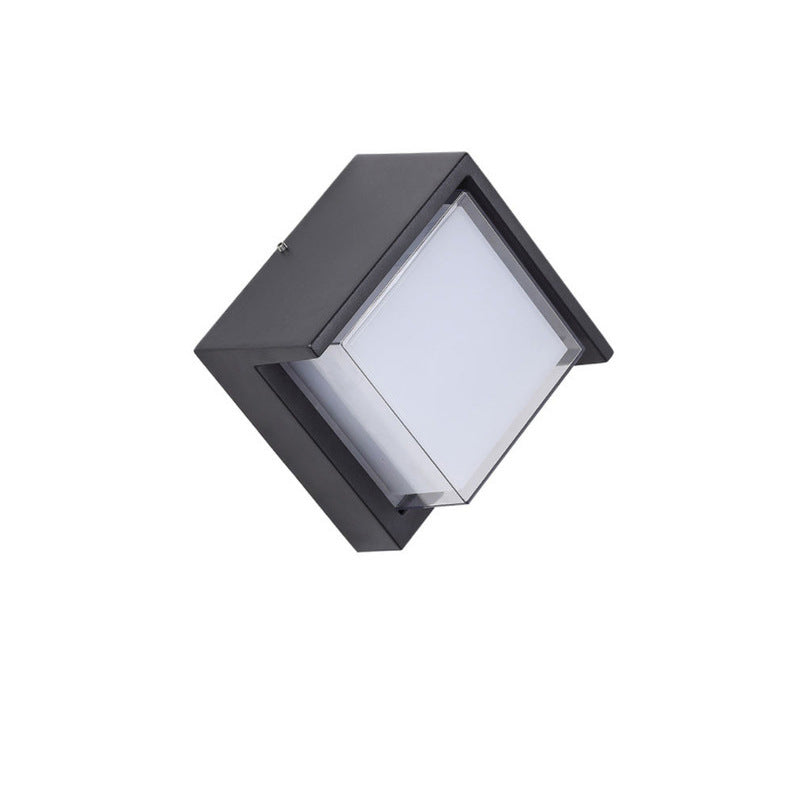 Waterproof Square Plastic Acrylic LED Wall Sconce Lamp