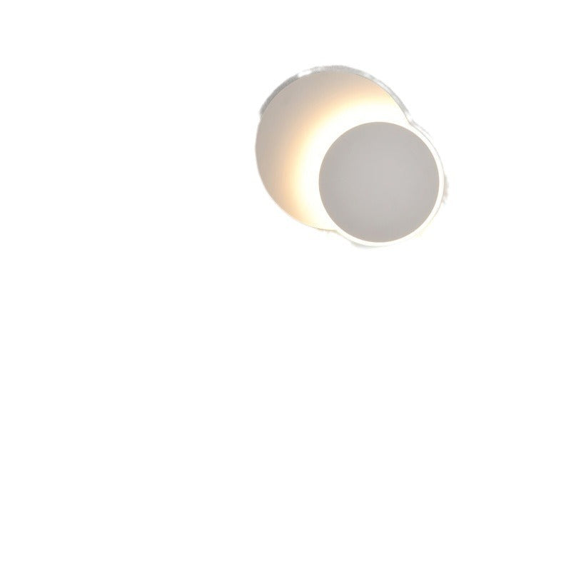 Kids Eclipse Silicone Resin Aluminum LED Wall Sconce Lamp