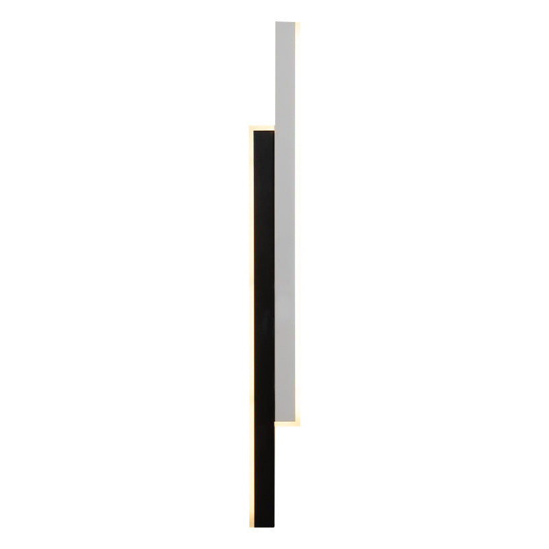 Double Long Strip Acrylic Iron LED Wall Sconce Lamp