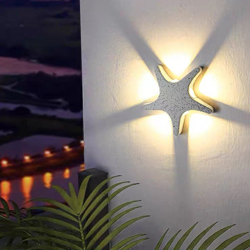Waterproof Aluminum Acrylic LED Outdoor Wall Sconce Lamp