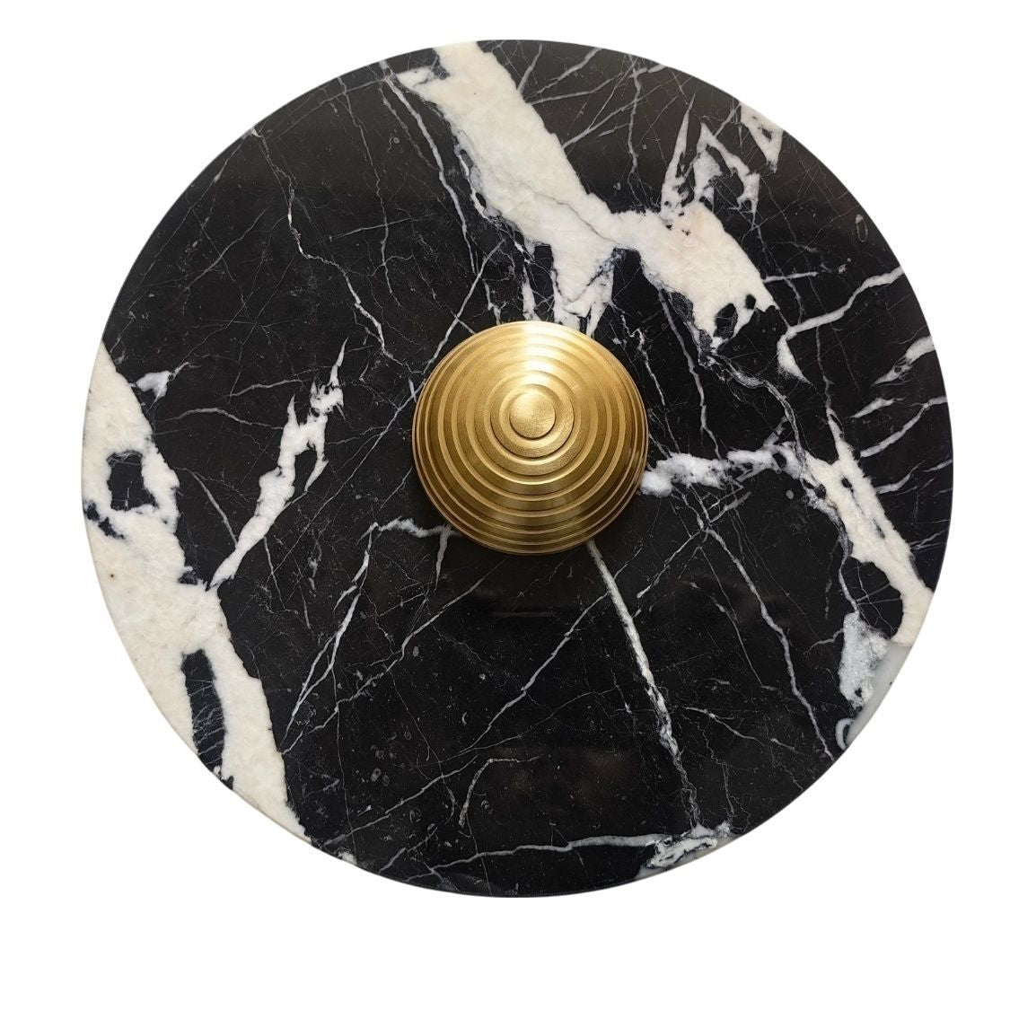 Luxury Marble Geometric Circle LED Wall Sconce Lamp