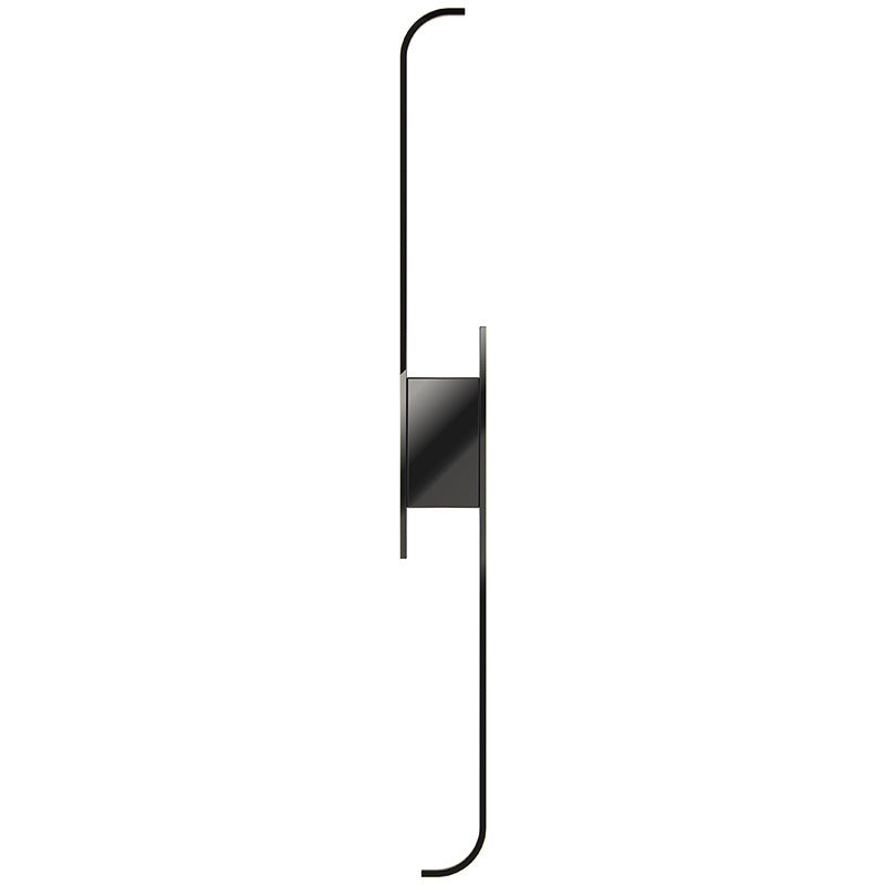 Simplicity Arc Strip Iron Aluminum LED Wall Sconce Lamp
