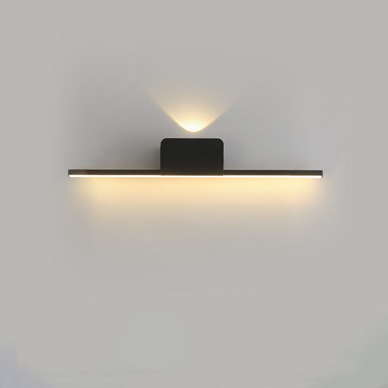 Aluminum Linear Silicone Strip LED Wall Sconce Lamp