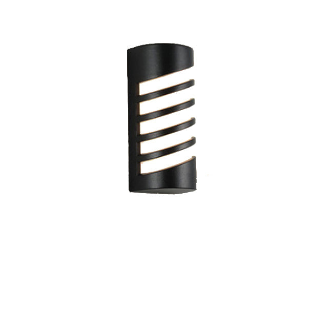 Aluminum Acrylic Semicircle LED Outdoor Wall Sconce Lamp