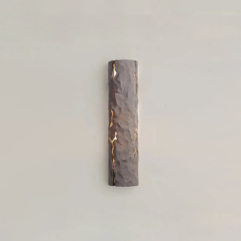 Creative Tree Stump Cylinder Resin LED Wall Sconce Lamp