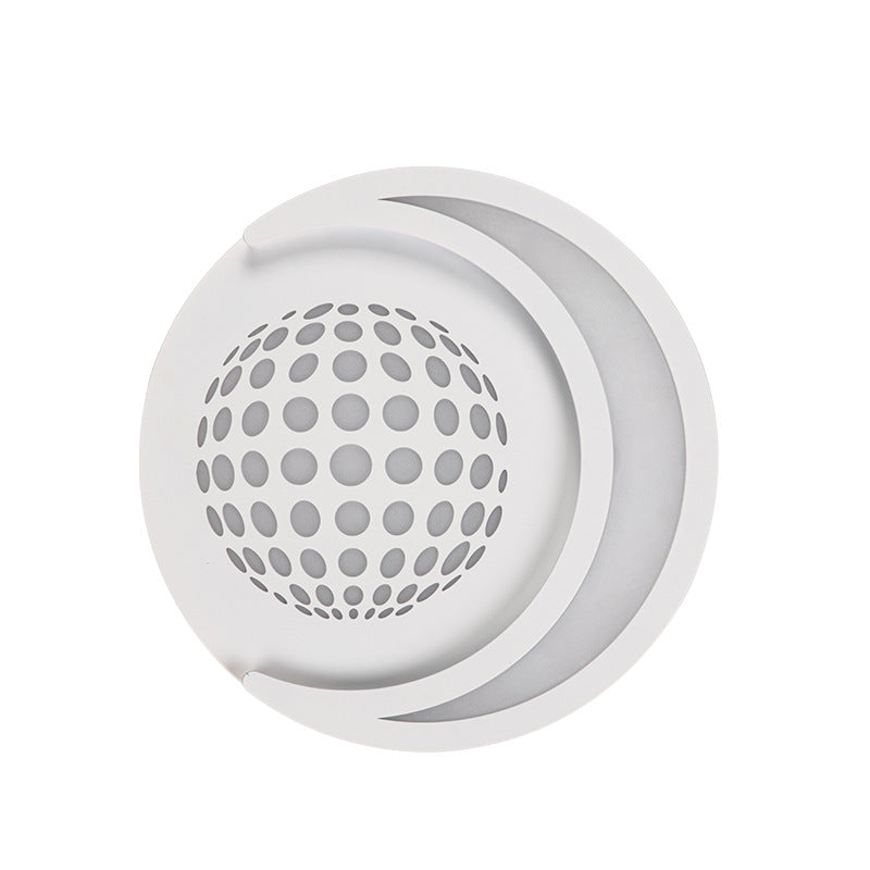 Planet Round Iron Aluminum Acrylic LED Wall Sconce Lamp