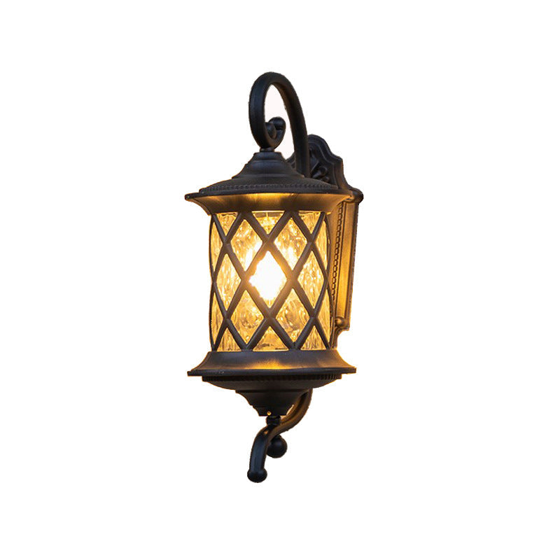 Nordic Cylinder Aluminum Acrylic 1-Light Wall Sconce Lamp