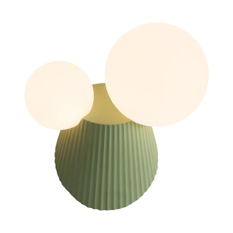 Creative Cactus Cylinder Resin PE 2-Light Wall Sconce Lamp