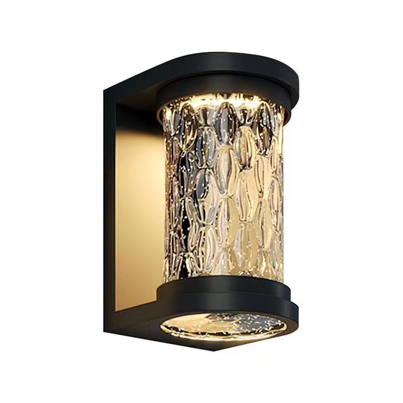 Waterproof Stainless Steel Crystal LED Wall Sconce Lamp