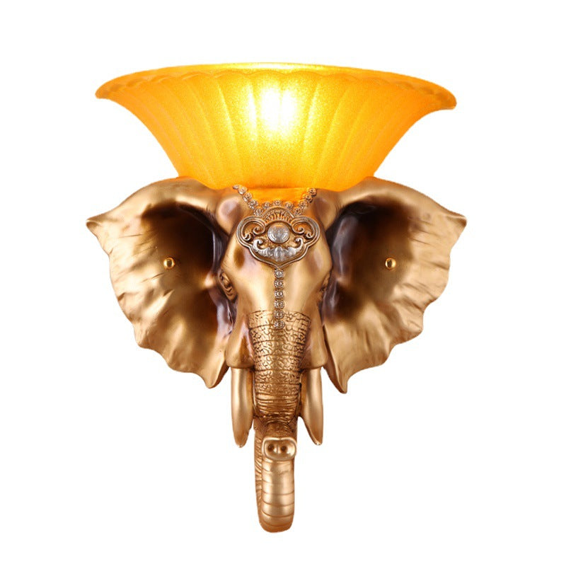 Animal-Inspired Light – 1-Light Sconce in Metal and Glass