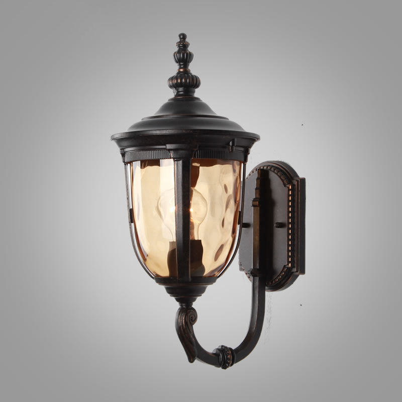 Nordic Jar Aluminum Glass 1-Light Wall Sconce Lamp