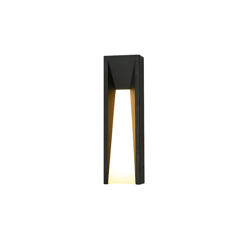 Waterproof Steel Acrylic LED Outdoor Wall Sconce Lamp