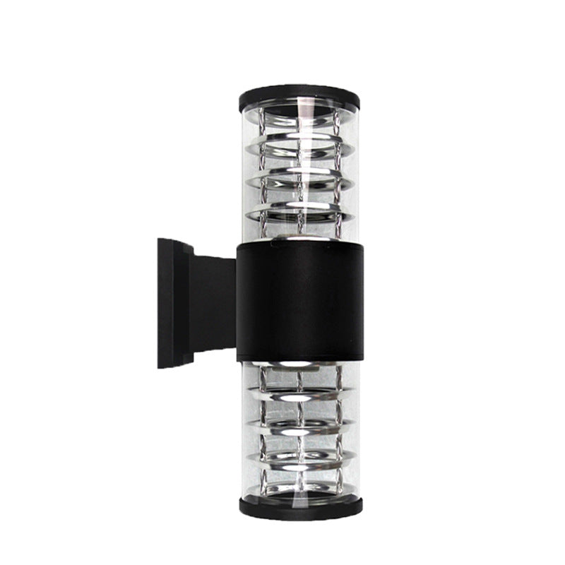 Waterproof Aluminum Glass Linear 2-Light Wall Sconce Lamp