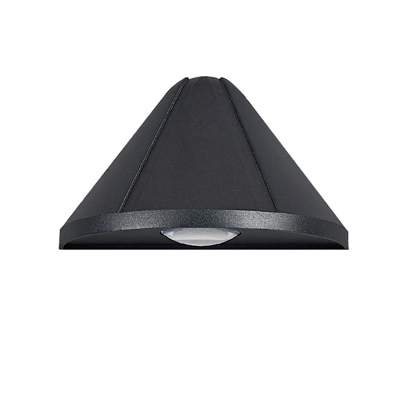 Triangle Waterproof Lens Aluminum LED Wall Sconce Lamp