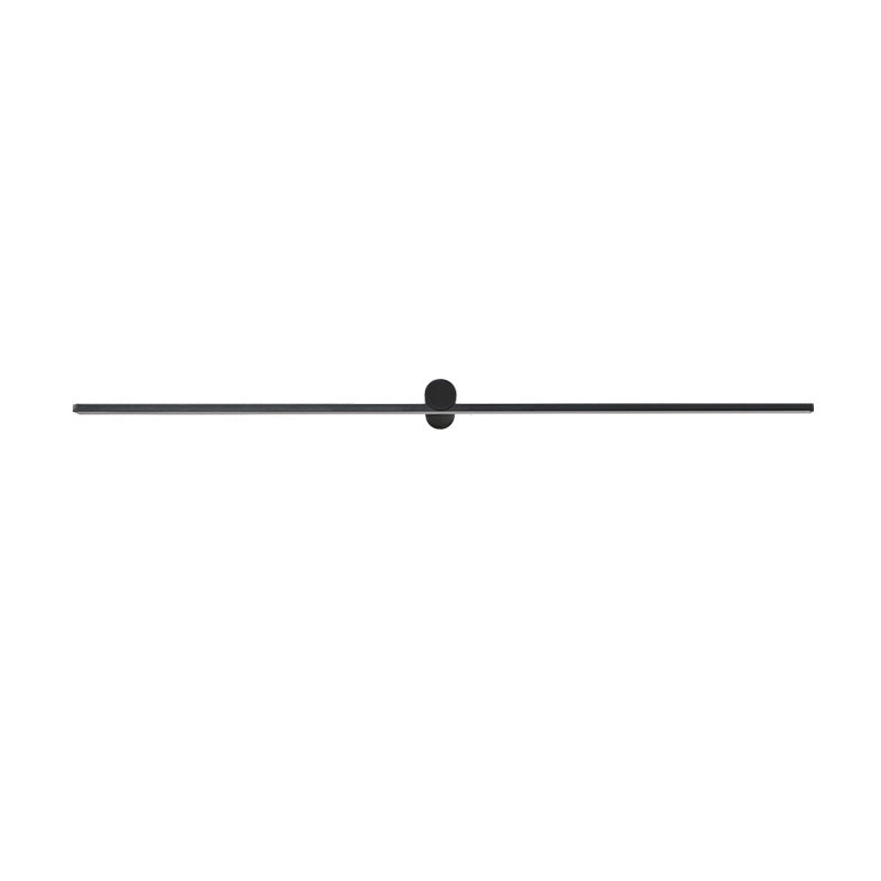 Minimalist Long Round PVC Metal Wall Sconce