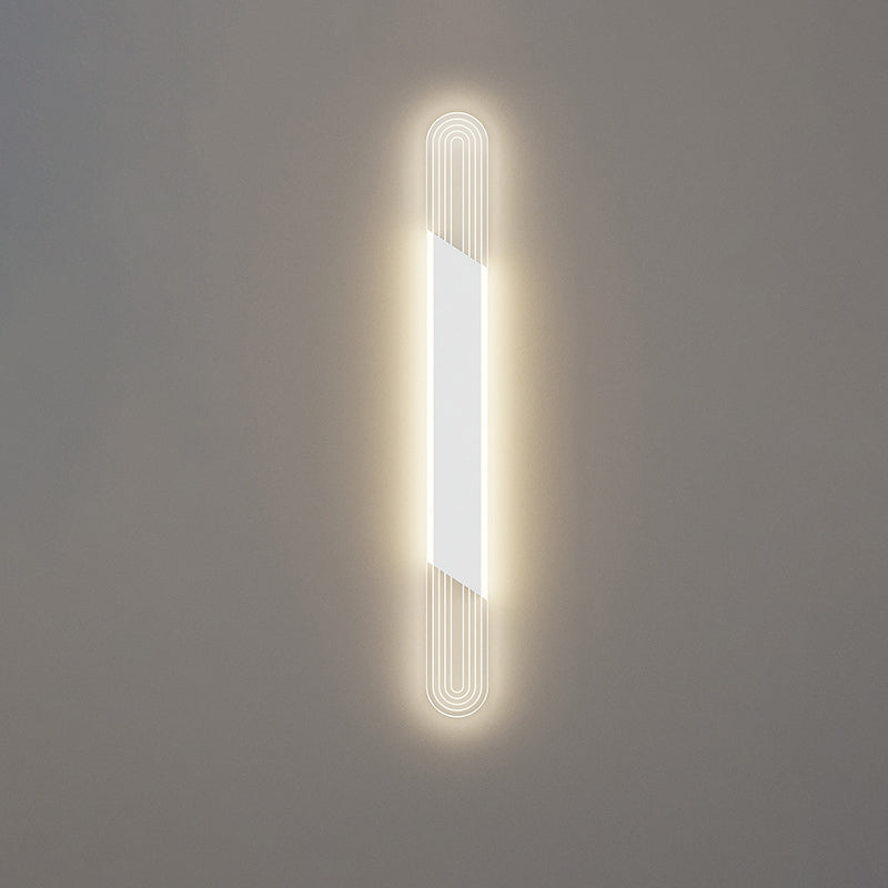 Long Oval Long Bar Acrylic Hardware LED Wall Sconce Lamp