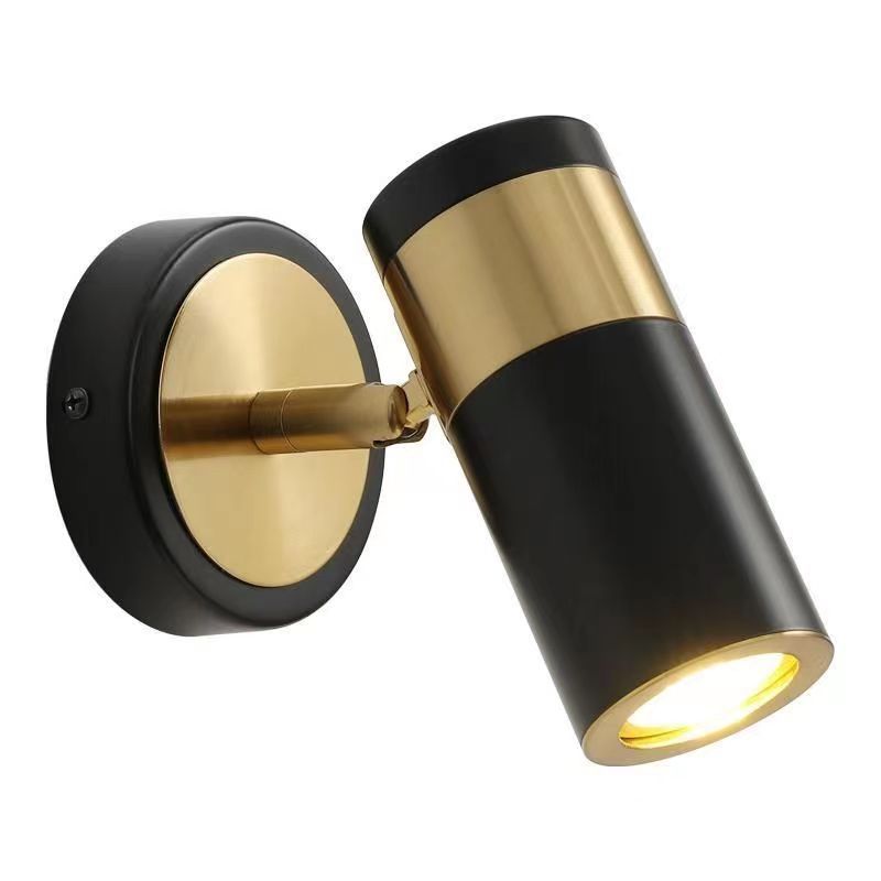 Scandinavian Round Curved Iron 1-Light Wall Sconce Lamp