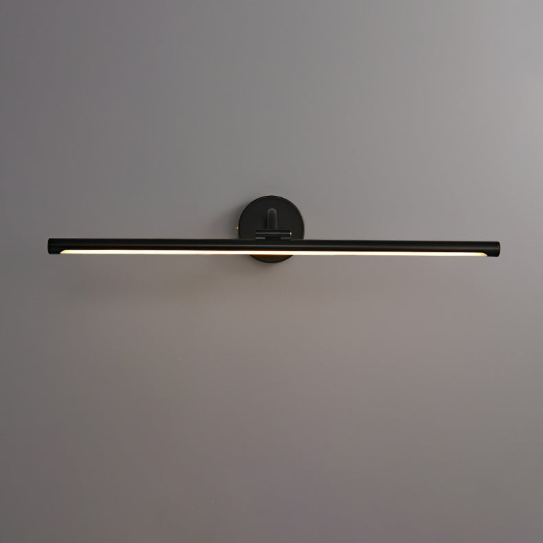 Minimalist Copper Acrylic Strip Vanity Sconce